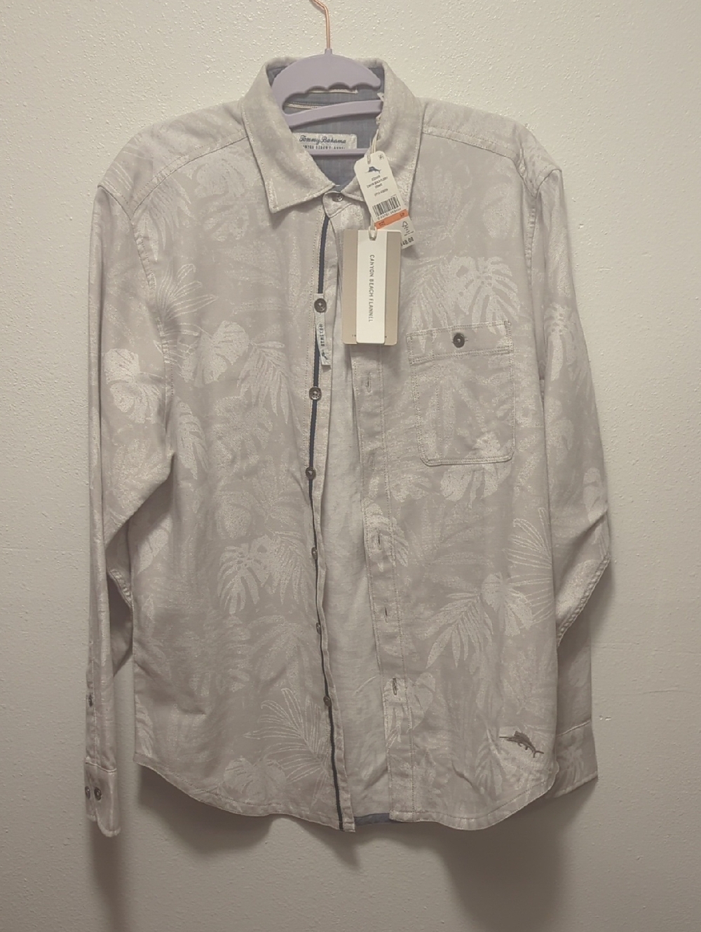 NWT Tommy Bahama Canyon Beach Cloudy Fronds Shirt Sz Small